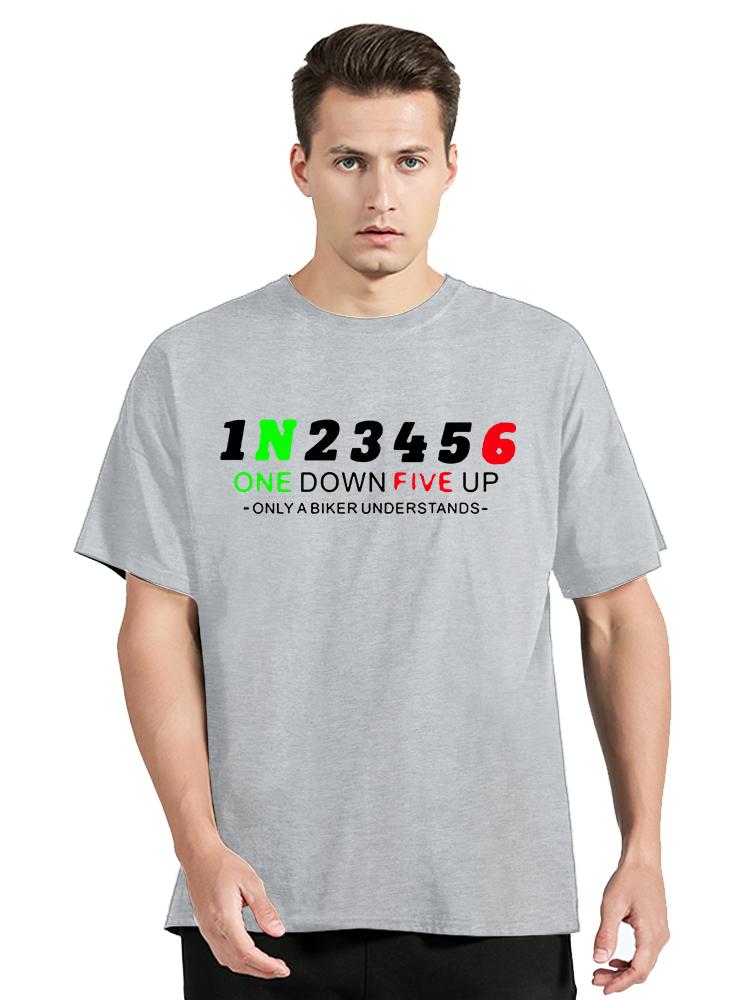 GSX 1N23456 Motorcycle Gear Moto Men T Shirt Motorcycle Graphic Retro Tops TShirt Breathable Cotton T-shirt S