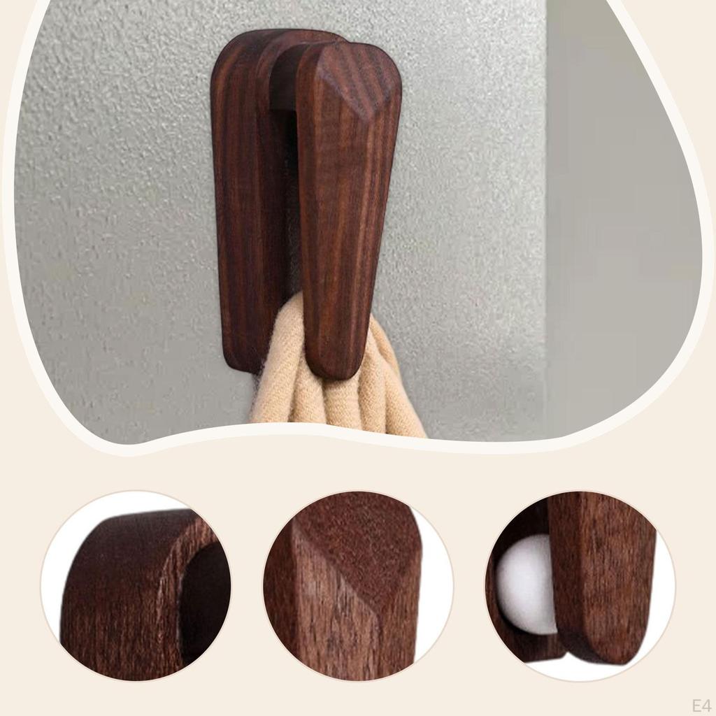 Self Adhesion Towel Hook Rack Hanging Clamp Towels Holder,Wood Clip ,or Blankets Washing Cloth