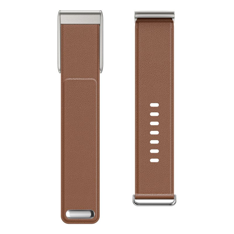 

For Whoop 5.0 Bands Genuine Leather Wristband for Whoop 5.0 Life Soft Breathable Leather Bracelet for Whoop 5.0 One Peak Straps for Whoop Life коричневий