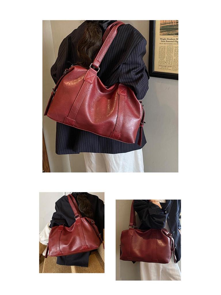 Wysokiej klasy torba crossbody w stylu retro o dużej pojemności dla kobiet - Kolekcja Jesień/Zima 2025