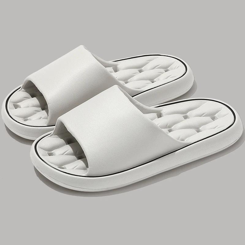 

Чоловічі домашні капці для ванної кімнати, швидковисихаючі, з дренажними отворами, легкі, пляжні шльопанці, жіночі шльопанці для плавання 42-43 сірий