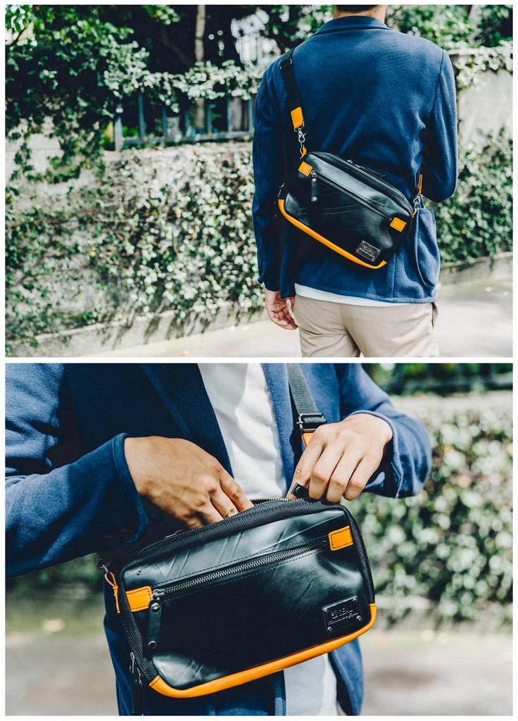 SEAL Travel Mini Shoulder Bag Shoulder Bag Crossbody Bag Waterproof Motorcycle Travel Bag Made in Japan Men's PS-099NV