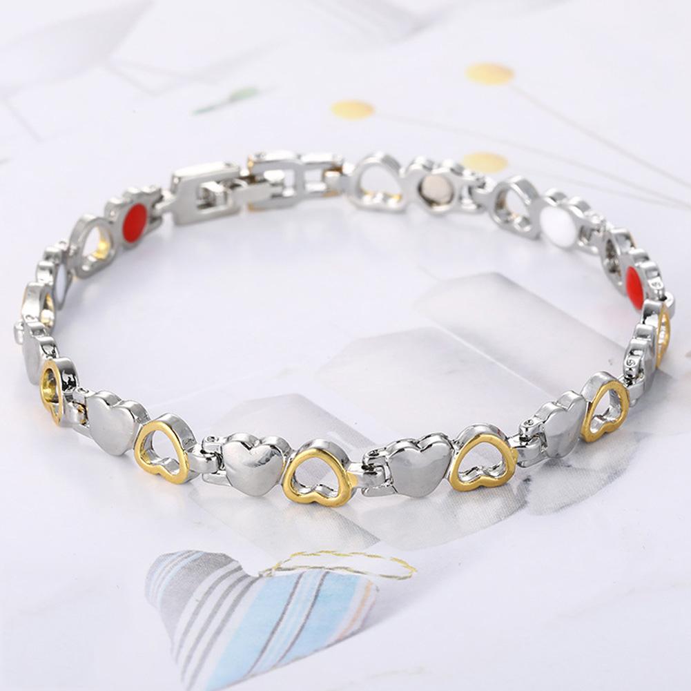 Women Bracelet Heart Shape Magnetic Bracelet Jewelry Gifts
