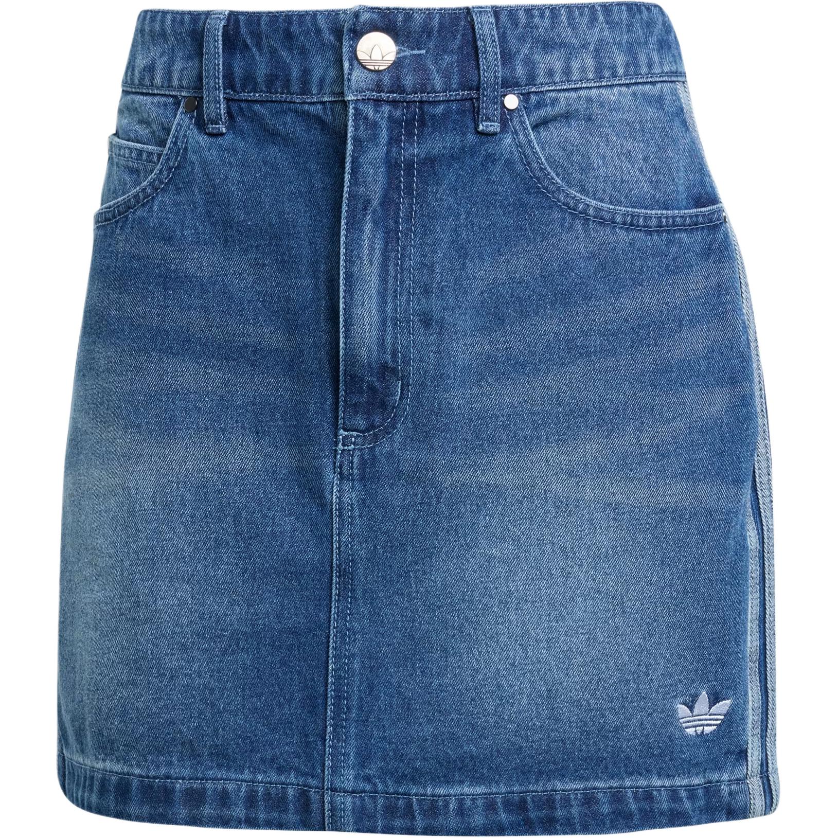 

Adidas Originals Adicolor 3-Stripes Denim Mini Skirt Women s Indigo Denim JW2649 36