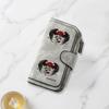 Black Wing Rose Tattoo Print Long Wallet Multifunctional Portable Snap Coin Purse Unisex Perfect Birthday Gift For Friends Family Daily Commute