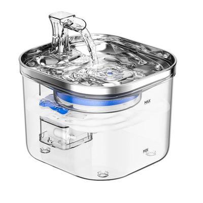 Stainless Steel Smart Water Fountain for Cats & Small Dogs - Automatic, Circulating Flow Design
