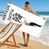 Magpies Spirit Print Beach Towel, Large Soft Quick Dry Towel for Beach Camping Swimming