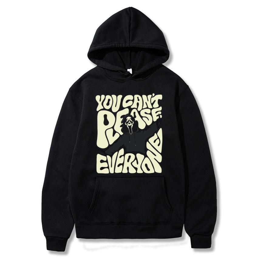 Man kann es nie allen recht machen Graffiti Herbst Winter Hoodie Hip-Hop Street College Pullover modisch Lässig warmer Hoodie Geschenk