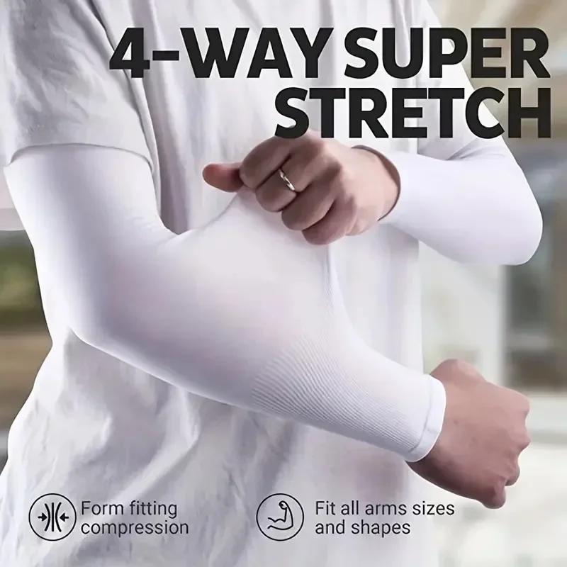 3 Pairs Breathable UV Protection Sleeves for Sports - Driving Fishing Cycling Running Outdoor Use