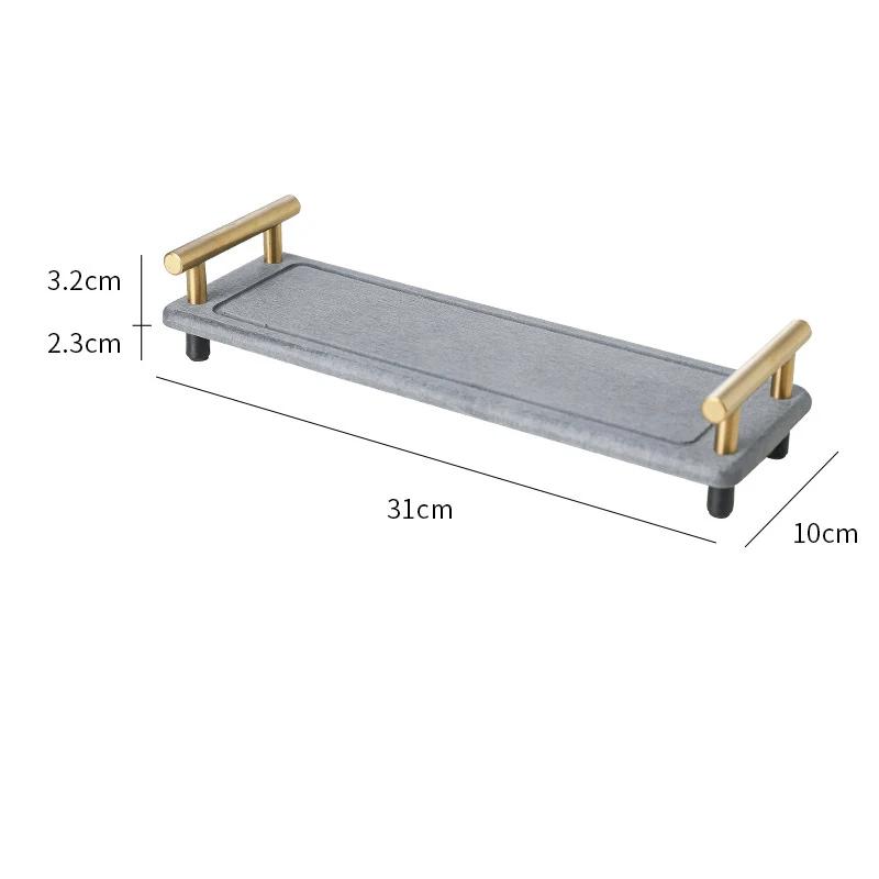 

DryingNeat-Instant Dry Sink Caddy Organizers, Kitchen Sponge Soap Holder, Dispenser Rack, Countertop Fast Drying Counter Tray Small