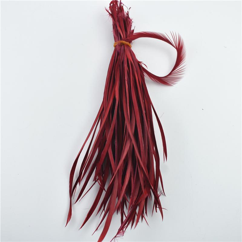 Färgade Naturliga Gåsfjädrar För Hårhantverk Fjädrar För Smyckestillverkning Flugbindningsmaterial Dekoration Karneval Drömfångare