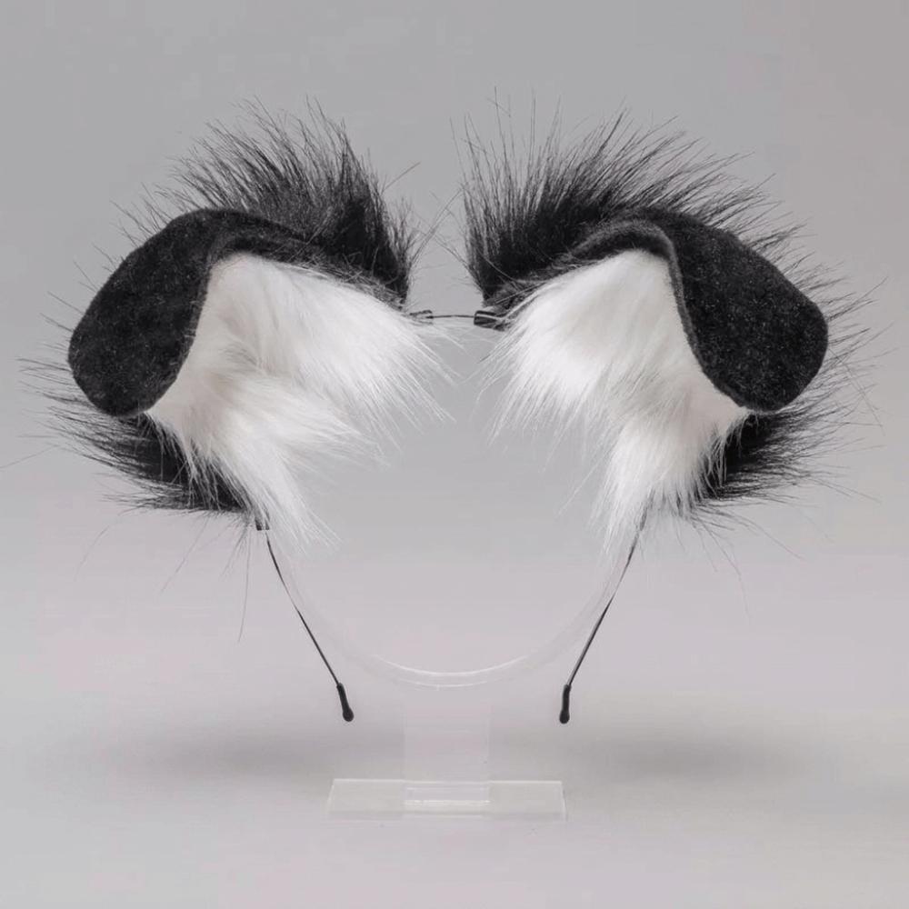Furry Gothic Headband Animal Lolita Ears Headwear Practical Cosplay Headband Children
