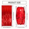 8pcs Sparkling Streamer Backdrop with Tassels for Parties Birthdays New Year Christmas Halloween Weddings Create Glitterin Decor