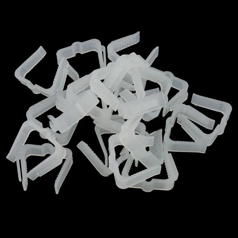 50 Stück Partylicht-Haken Fassadenverkleidungs-Clips Dachrinnen-Traufhaken 4,27cm Weihnachtsdeko Hochzeitsfeier-Deko Zaun Wetterfest Außen