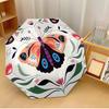 Colofull Butterfly Printed Umbrella Windproof Folding Umbrella Portable Sun and Rain Umbrella Suitable for Gifting