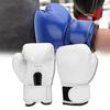 Children PU Leather Kids Boxing Fighting Sparring Punching Sandbag Gloves Training Mitts(White)