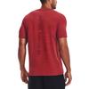 Under Armour Plaid Training Short Sleeve T-Shirt Men Tops Red 1376921-638