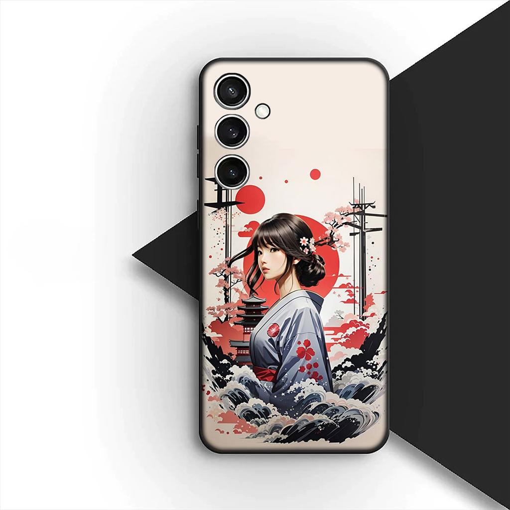 Cover for Xiaomi Redmi Note 13 14 Pro Plus ProPlus 14C 13C Pro+ 5G 4G Casing Silicone Phone Case Bushido Japan Samurai Ninja