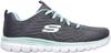 Sneakers Skechers Graceful - Get Connected Charcoal/green