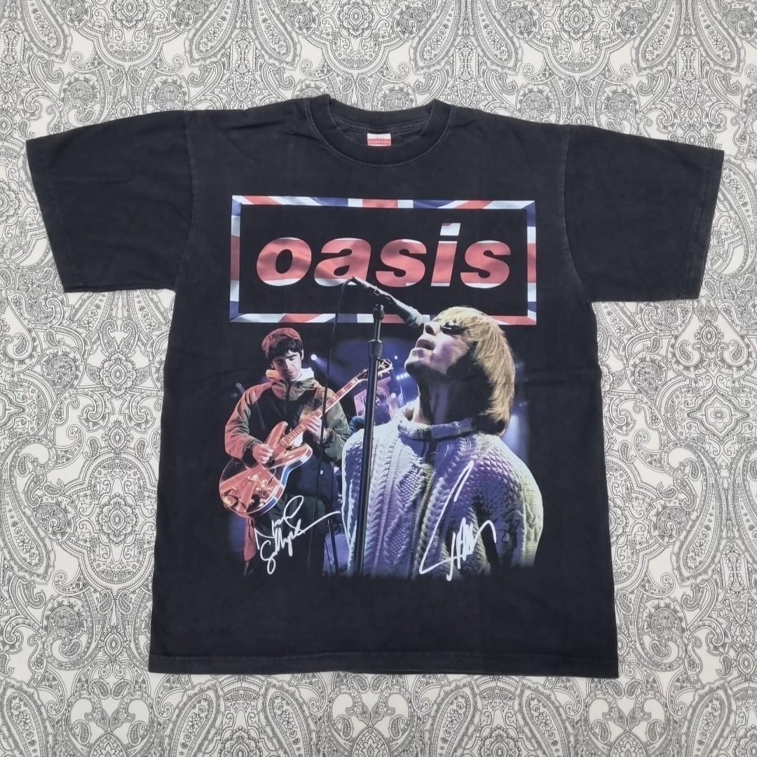 

Vintage Oasis Band T Shirt Mens Womens Tees Top Britpop Liam Gallagher Concert Tour Tee 4XL