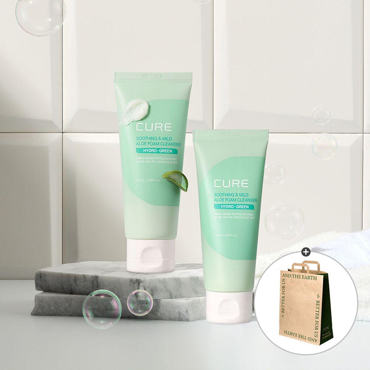 Cure Realoe Jelly Foam Cleanser 100ml x 2