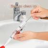 1pc Silicone Turkey Seasoning Pump Turkey Needle Barbecue Tool Silicone Drip Oil Seasoning Tube with Cleaning Brush