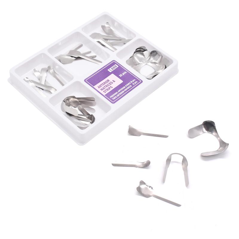 Dental Matrix Bands Anterior Proximal Strips Sectional Contoured Matrices Large Small Twin Dentistry Restoration Materials