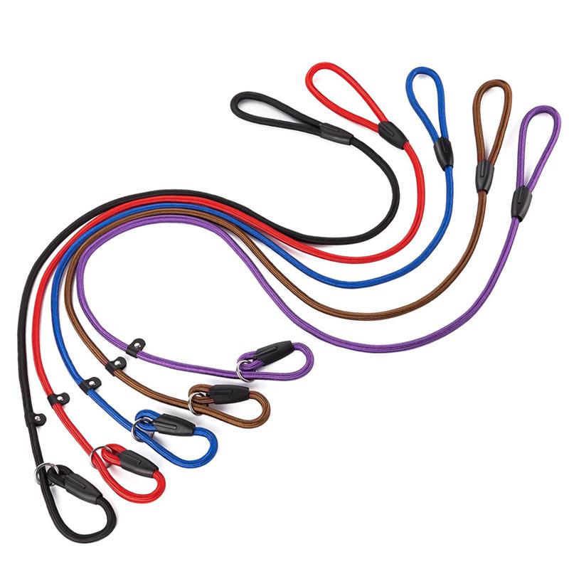 

5 шт. Поводок для питомца, собаки, шлейка, ошейник, поводок, качественный нейлон, регулируемый тренировочный поводок, поводок для питомца, собаки, ремень, веревка, тяга 0.6cmX140cm