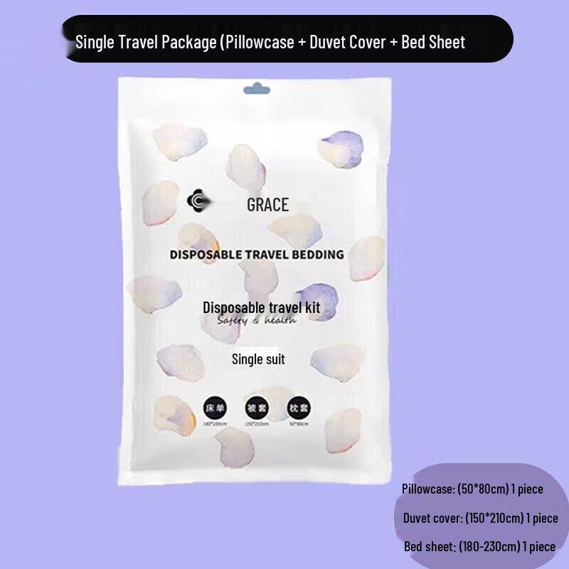 Grace Disposable Travel Towel and Bed Sheet Set