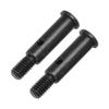 2Pcs RC Front Wheel Axle Steel High Strength 23mm RC Car Front Wheel Shaft RC Car Accessories for