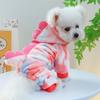 Dog Furry Jumpsuit for Dogs Boy Girl Medium Dogs for Indoor and Outdoor Use Cartoon Dinosaur Clothes Outfit for Pet Dogs