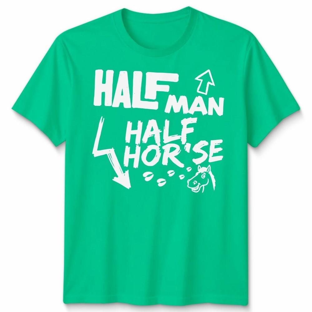Half Unisex Half Horse Mythical Creatures Fantasy Unisexs TShirt Unisexs Graphic Tee S