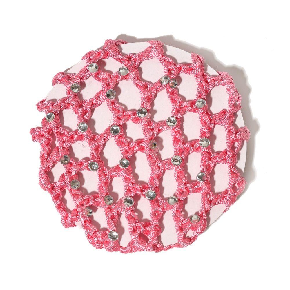 Atmungsaktives Netz Mädchen Elastisches Haarnetz Haarband Ballett Haarnetz Duttbezug Snood Kinder