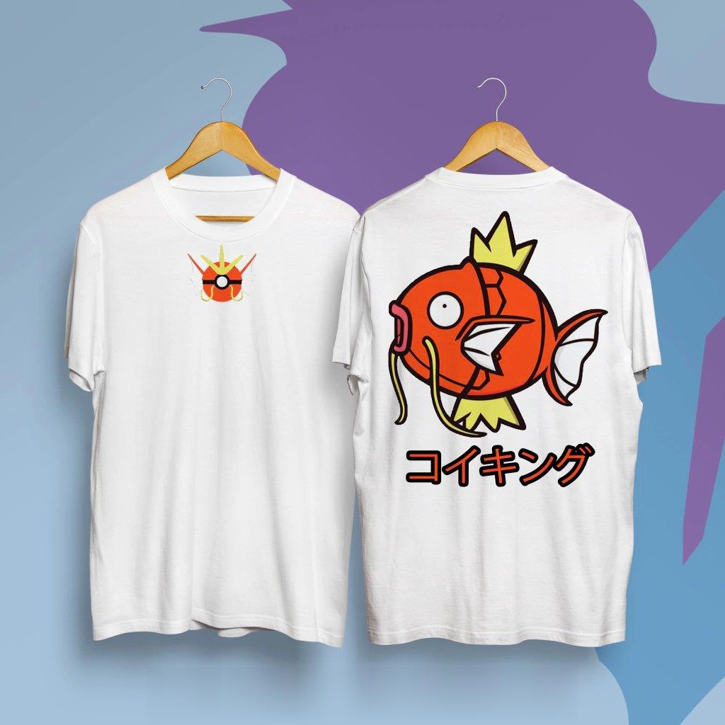 Unisex Pokemon Magikarp Anime T Shirt Men Women Cotton Short Sleeve Tee Graphic Print Cartoon Streetwear Casual Summer Tops 2026