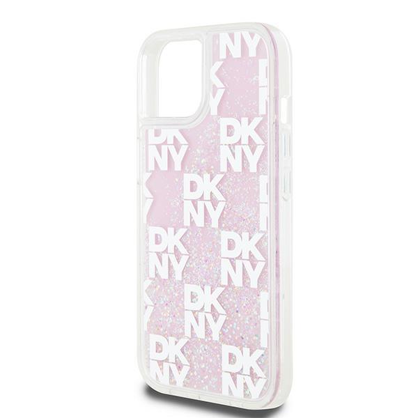 Dkny Dkhcp15Slcpepp Iphone 15 / 14 / 136.1 Różowy/Pink Hardcase Liquid Glitter Multilogo