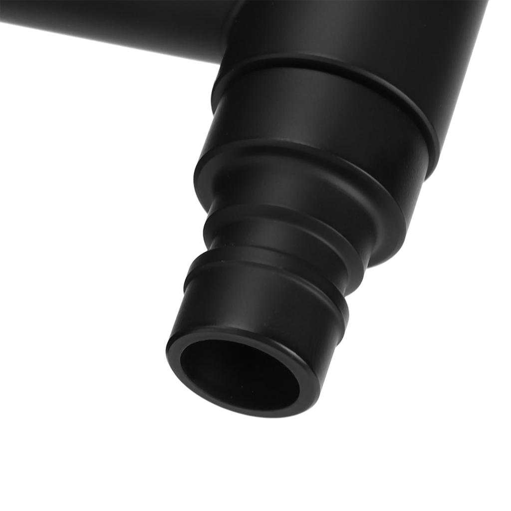 Haushalt Edelstahl Schwarz Schnell Einzel Kaltwasserhahn Waschmaschine Wasserhahn G1/2in Außengewinde