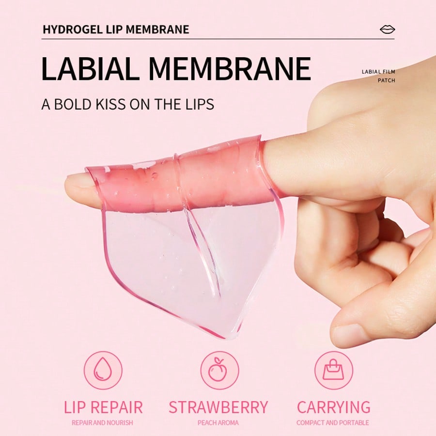 1PC Strawberry Lip Mask, Nourishing And Caring Lip Mask,Moisturizes Lips And Improves Dry,Rough,And