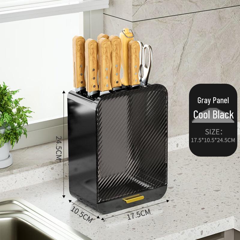 Transparent Countertop Knife Storage Rack