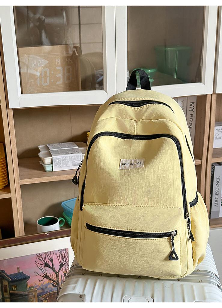 Schoolbag Japanese ins new high-value, fresh and sweet candy-colored backpack, lightweight and large-capacity backpack for junior and senior high