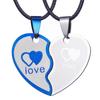 Fashion New Stainless Steel Charm Lock And Key Pendant Necklace Couple Lover Charm Necklace Jewelry Gifts