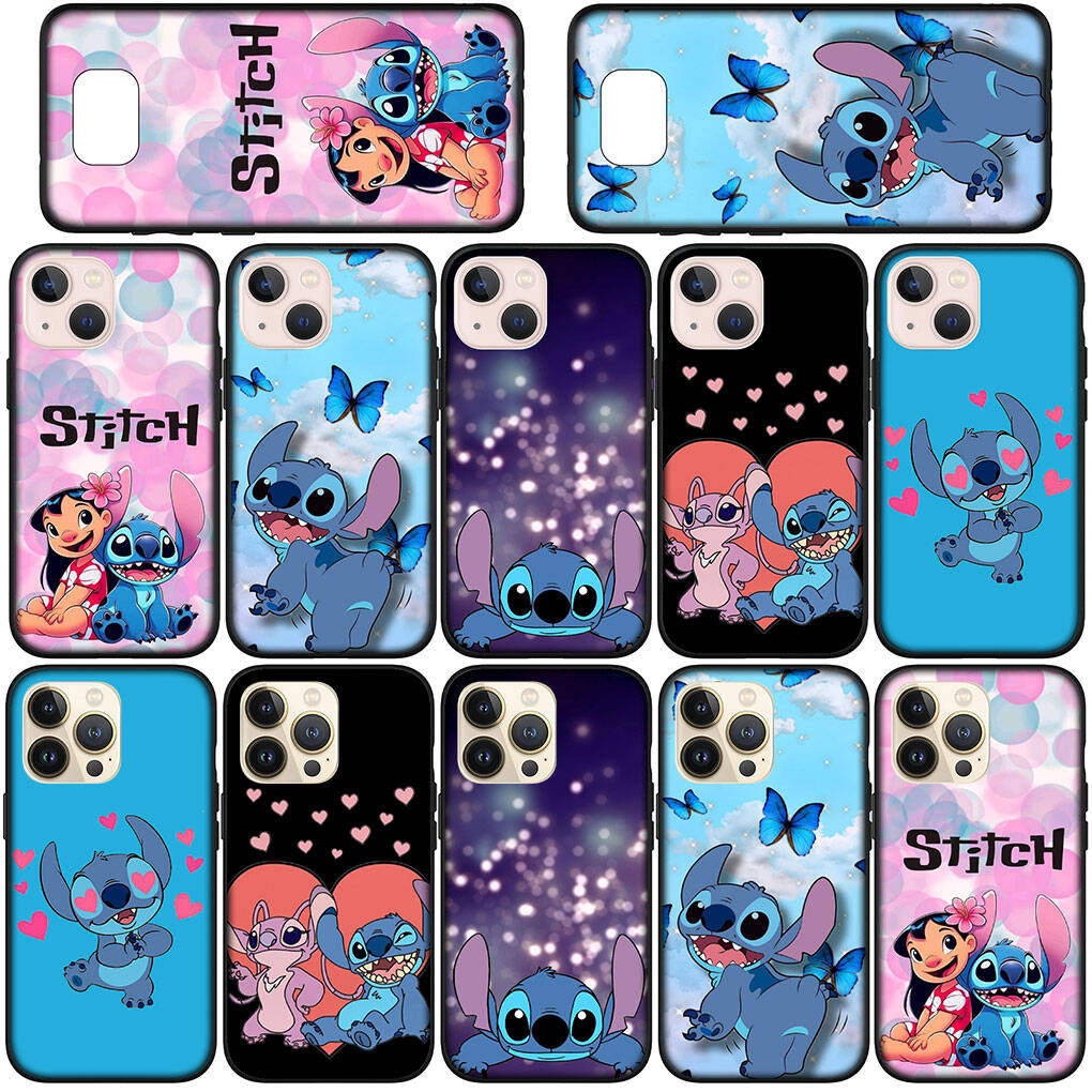 Phone Case for Samsung Galaxy S25 S23 S22 S21 S24 Ultra FE A05 A06 A15 A16 A36 A37 A35 A54 A55 A56 A57 A25 A26 A53 A17 Comics Lilo Cute Stitch Cover