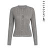 ELLASSAY Women's Hollow-Out Slim Knit Sweater