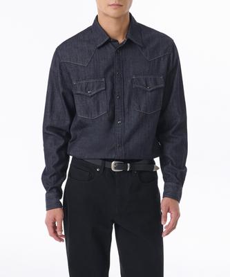 Denim Western Shirt [Deep Indigo]
