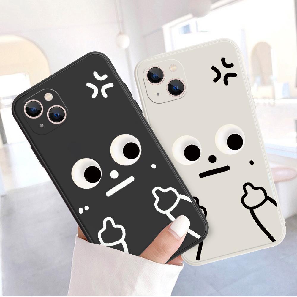 Explosive stickman anti-drop mobile phone case 16promax protective case 14 personality 13 mobile phone case Apple case 17