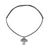 Ethnic Style Multi-Layer Turquoise Beaded Necklace with Leather Wax Cord