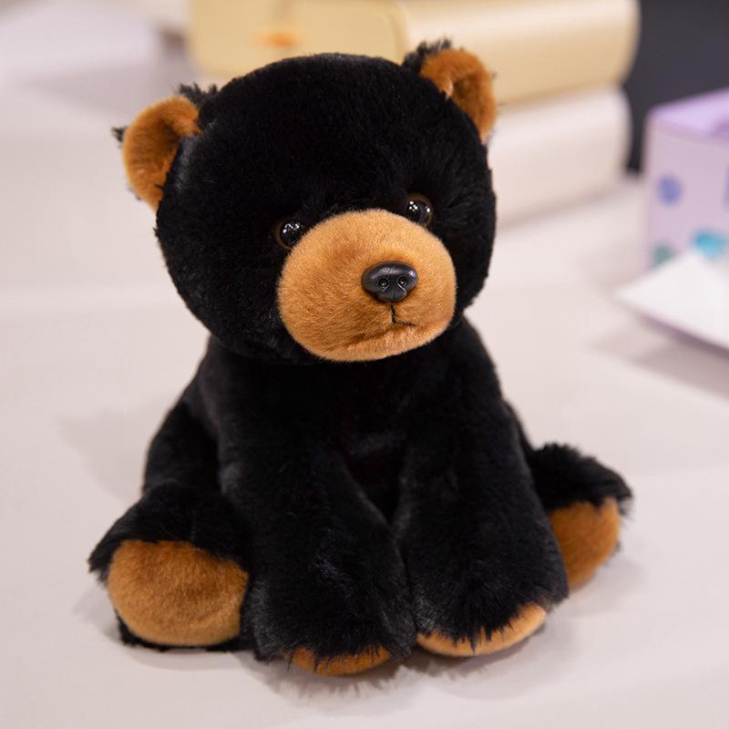 Elefante seduto simulato bambola panda giocattolo di peluche bambola tigre giraffa bambola calmante per bambini