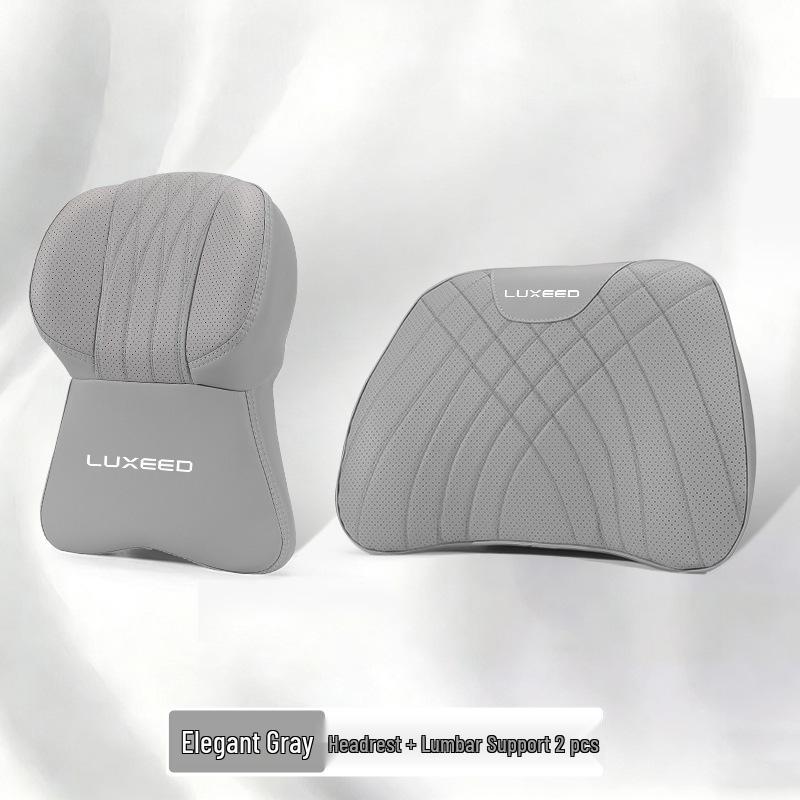 Zhijie V9/R7/S7/RX Universal 4-Season Car Headrest & Lumbar Cushion Set