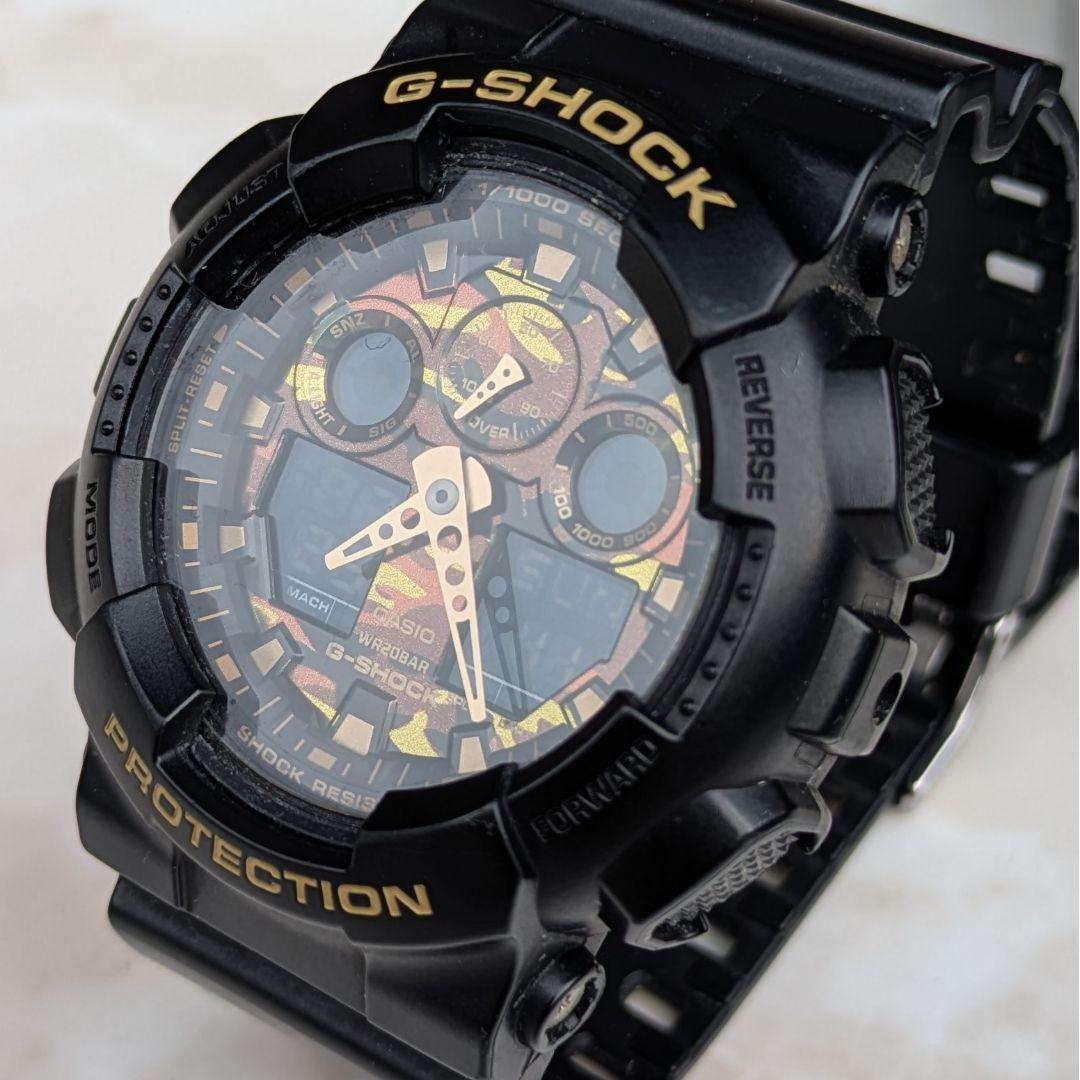 Used [Extremely good condition] GA-100CF-1A9JF G-SHOCK camouflage battery new
