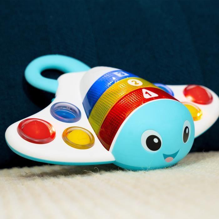 BABY EINSTEIN Rochen - Interaktives sensorisches Erweckungsspielzeug, musikalisch, Farben lernen, Babygeschenk 6M+