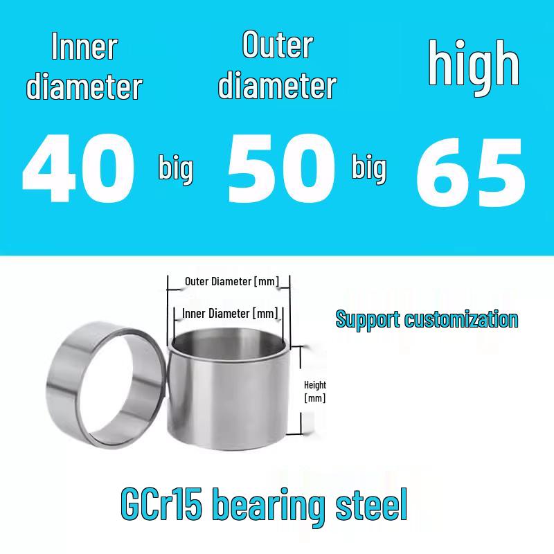 Steel Shaft Sleeve: Inner Diameter 30, Outer Spacer 48/50, Wear-Resistant for Removal and Guide Applications (Inner 35/37/38).
